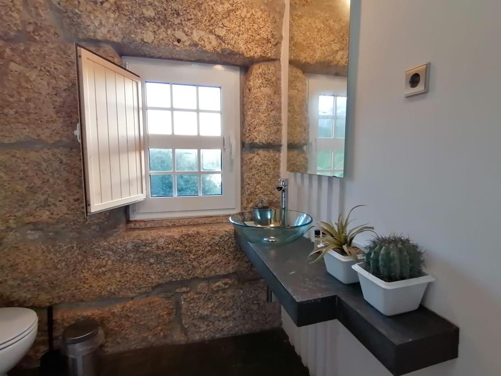 "Bouca Drigues" Casa Antiga De Pedra Com Piscina E Vista Rio Villa Amarante Luaran gambar