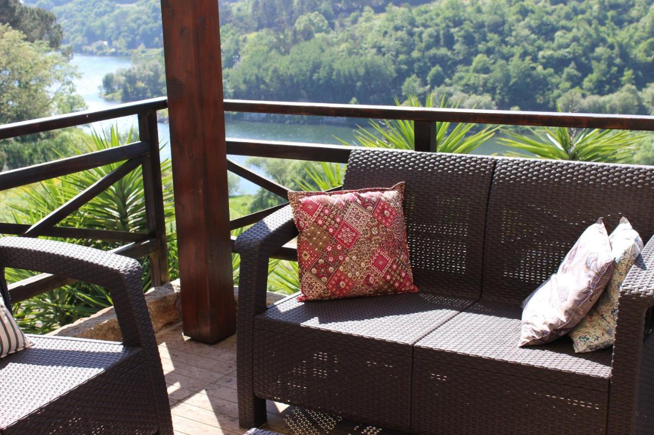 "Bouca Drigues" Casa Antiga De Pedra Com Piscina E Vista Rio Villa Amarante Luaran gambar
