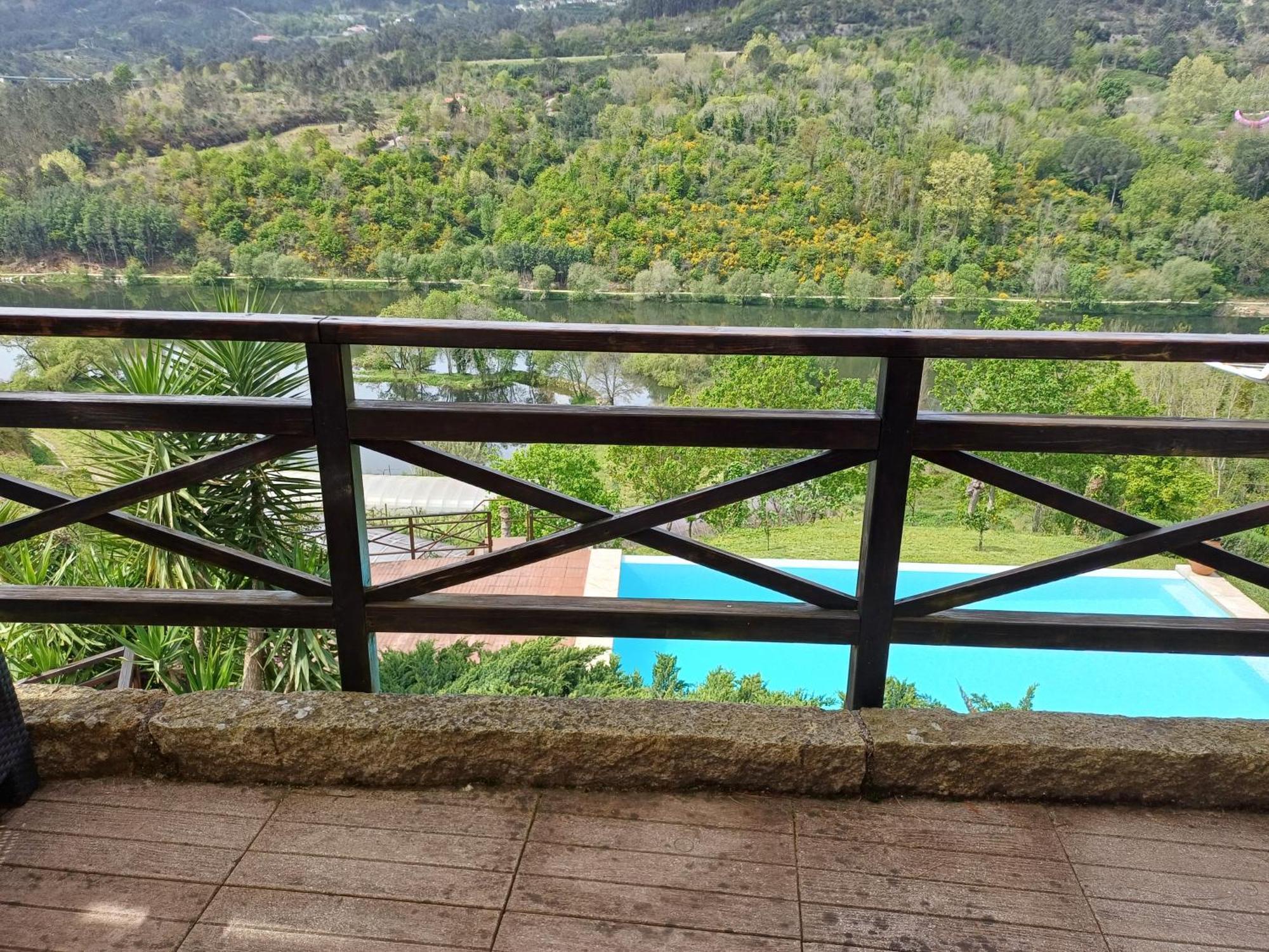 "Bouca Drigues" Casa Antiga De Pedra Com Piscina E Vista Rio Villa Amarante Luaran gambar